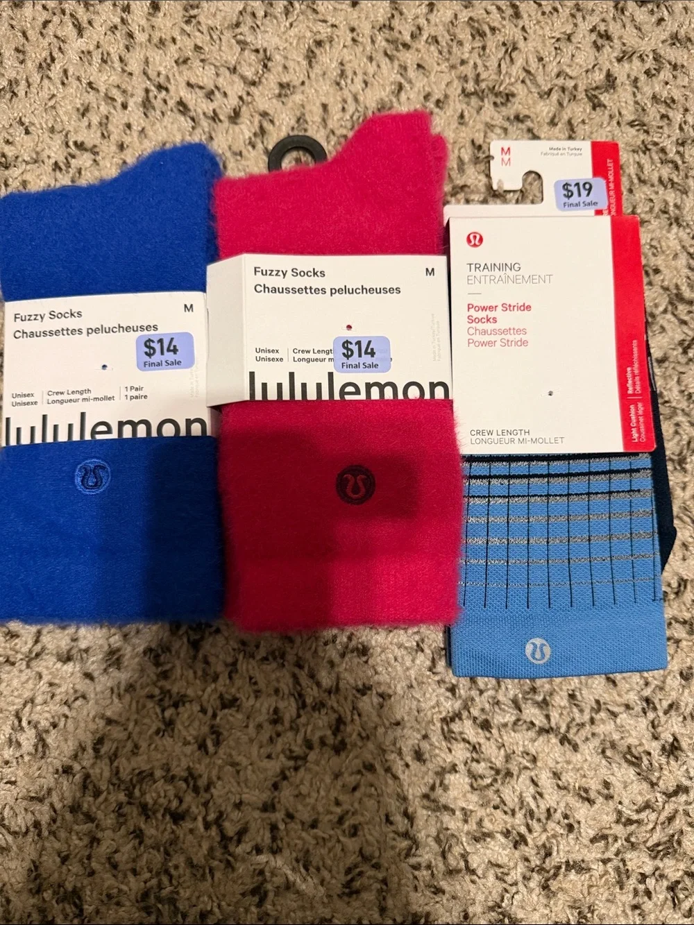 Lululemon woman’s socks set